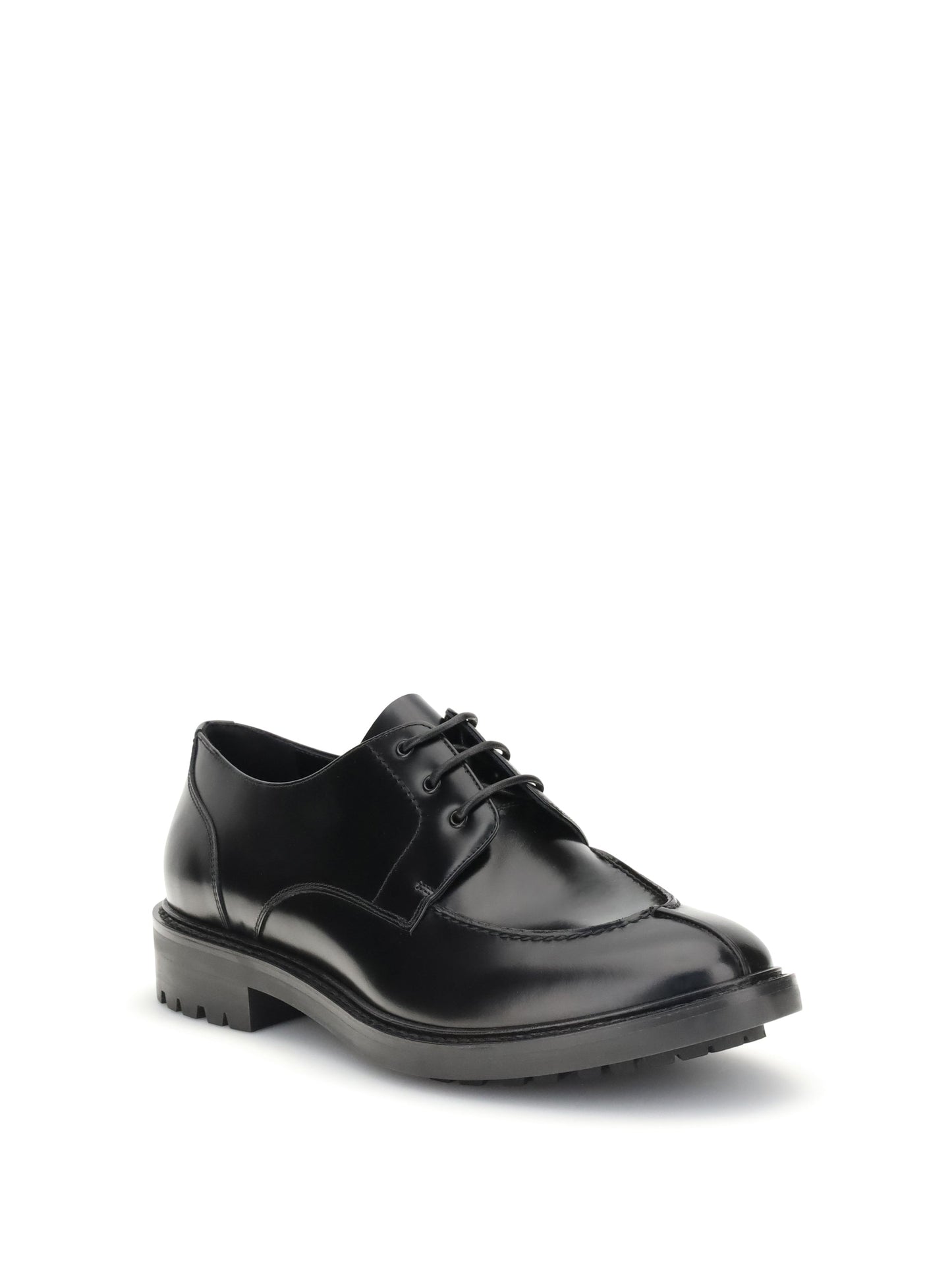 Saint Laurent Men Leather Lace-Ups