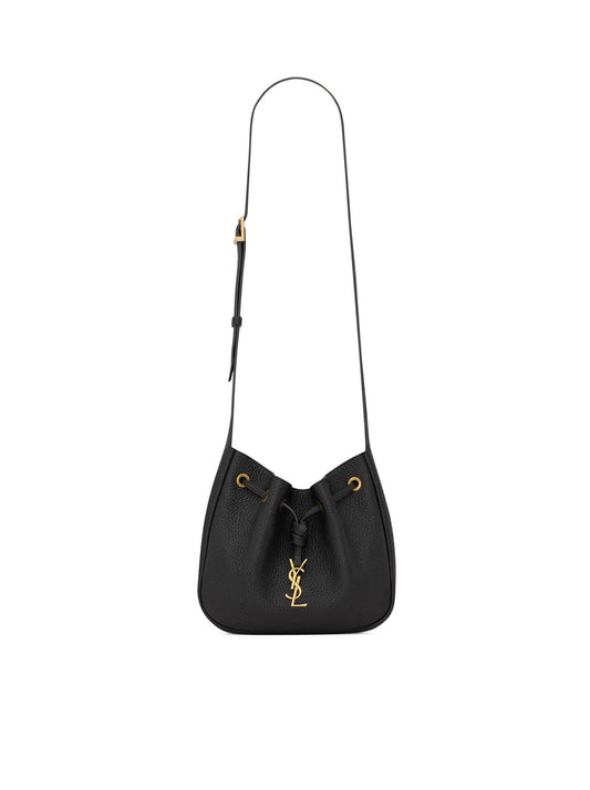 Saint Laurent Women Paris Vii Mini Hobo Bag In Hammered Leather