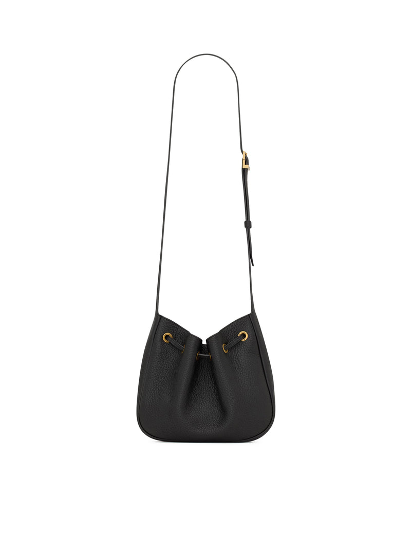 Saint Laurent Women Paris Vii Mini Hobo Bag In Hammered Leather