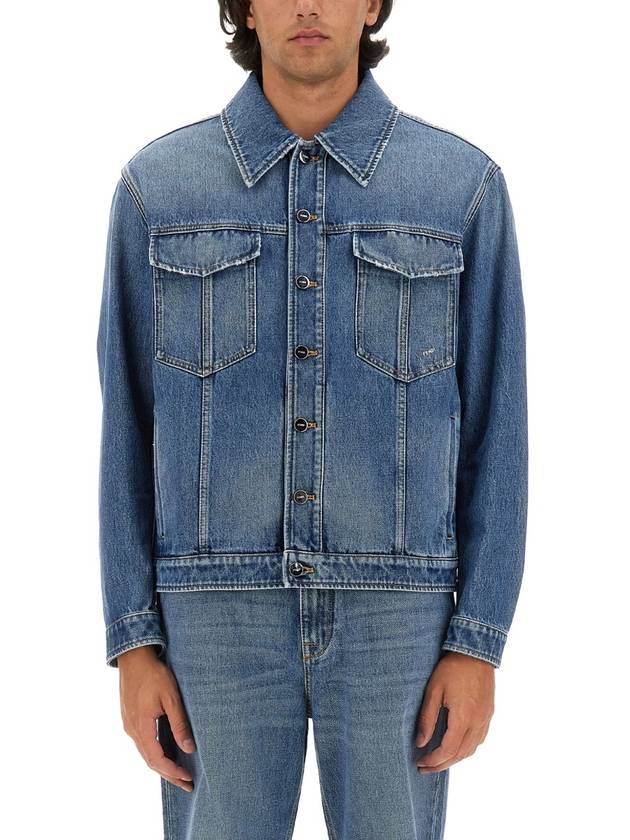 Fendi 24SS Jacket FW1027AS02F0RBB BLUE DENIM