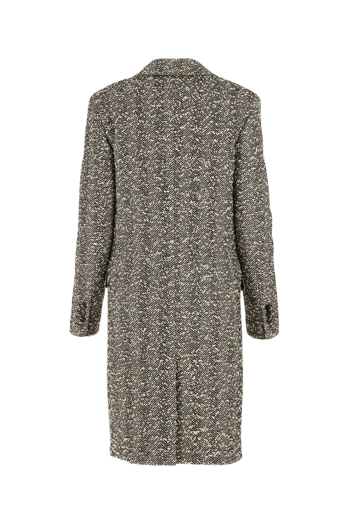 BOTTEGA VENETA Embroidered Stretch Wool Blend Women's Jacket