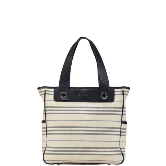 Burberry   Canvas Leather Handbag Tote Bag ()
