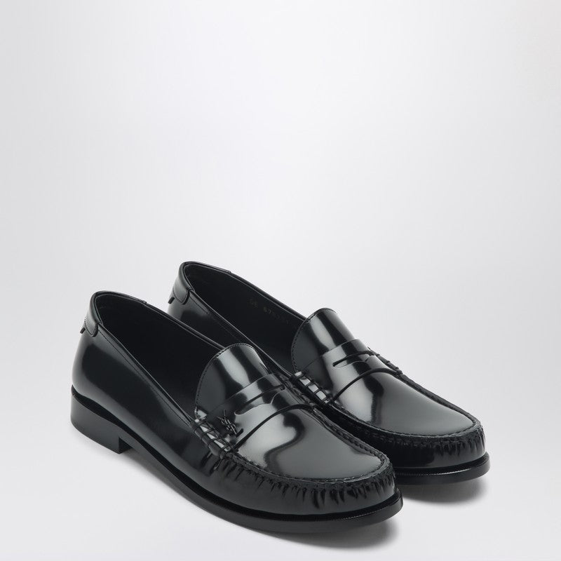 Saint Laurent Black Patent Leather Loafer Men