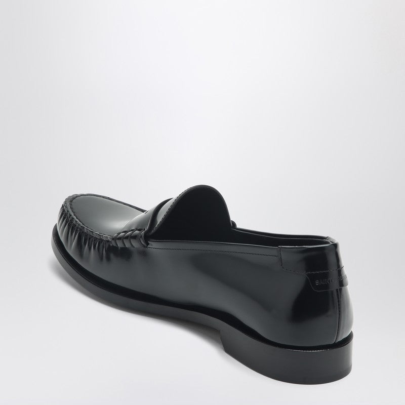 Saint Laurent Black Patent Leather Loafer Men