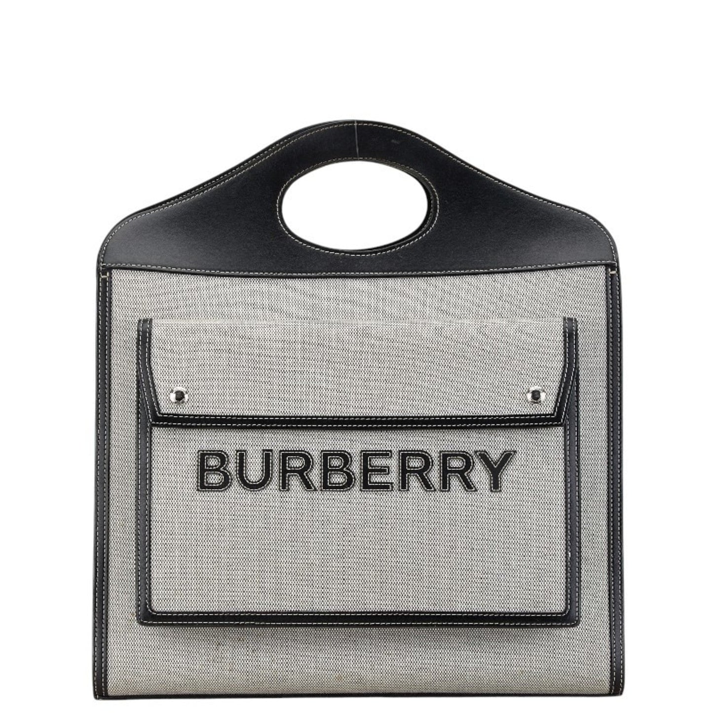 Burberry   Canvas Leather Handbag ()