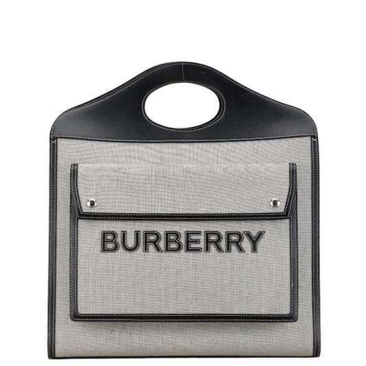 Burberry   Canvas Leather Handbag ()