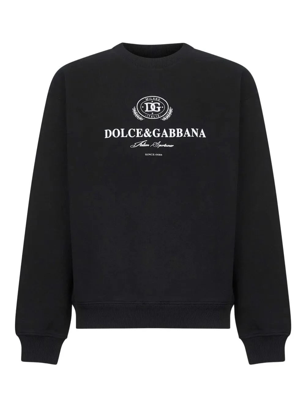 Dolce & Gabbana Men Long Sleeve Crew-Neck Sweatshirt