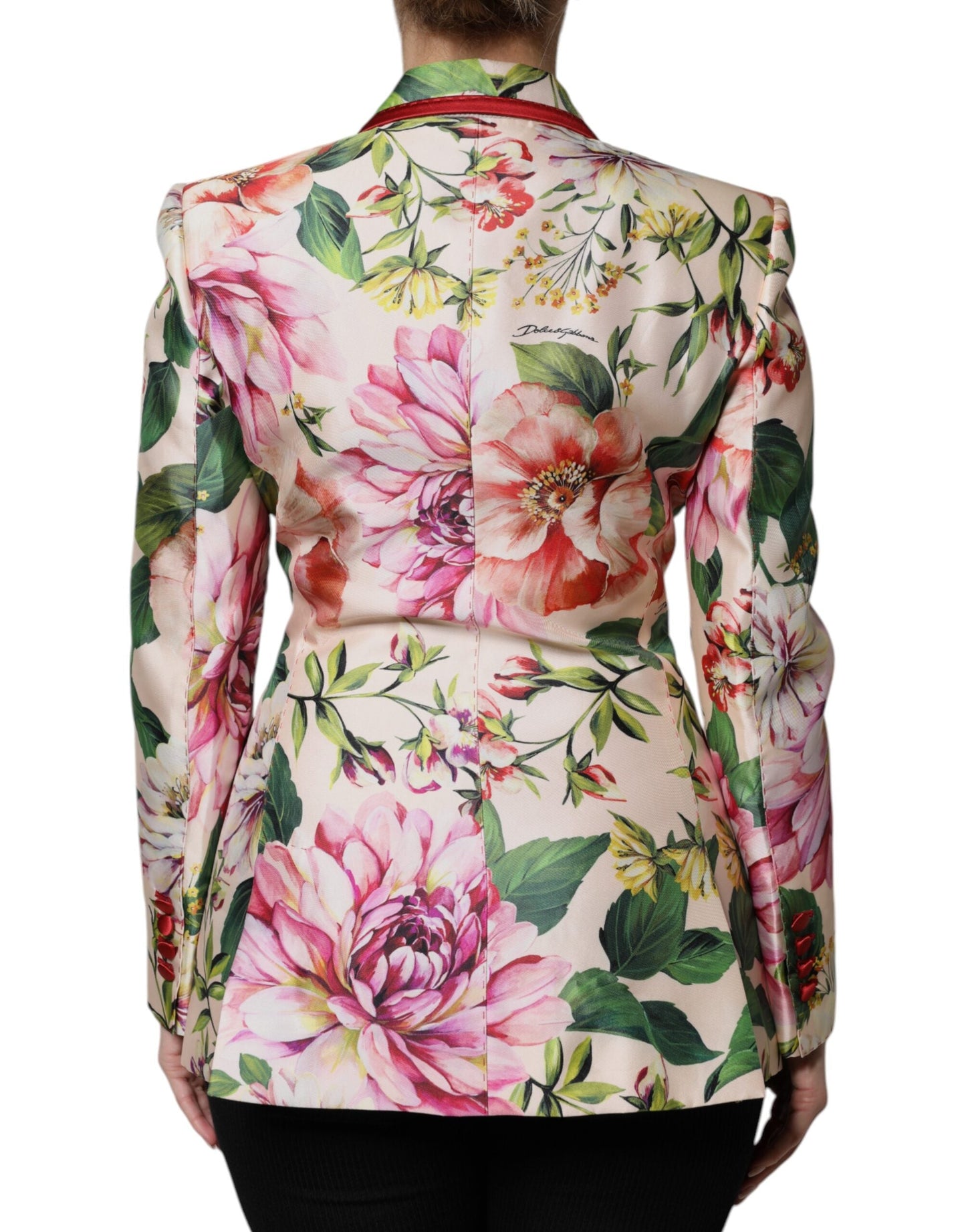Dolce & Gabbana Multicolor Floral Double Breasted Women's Jacket