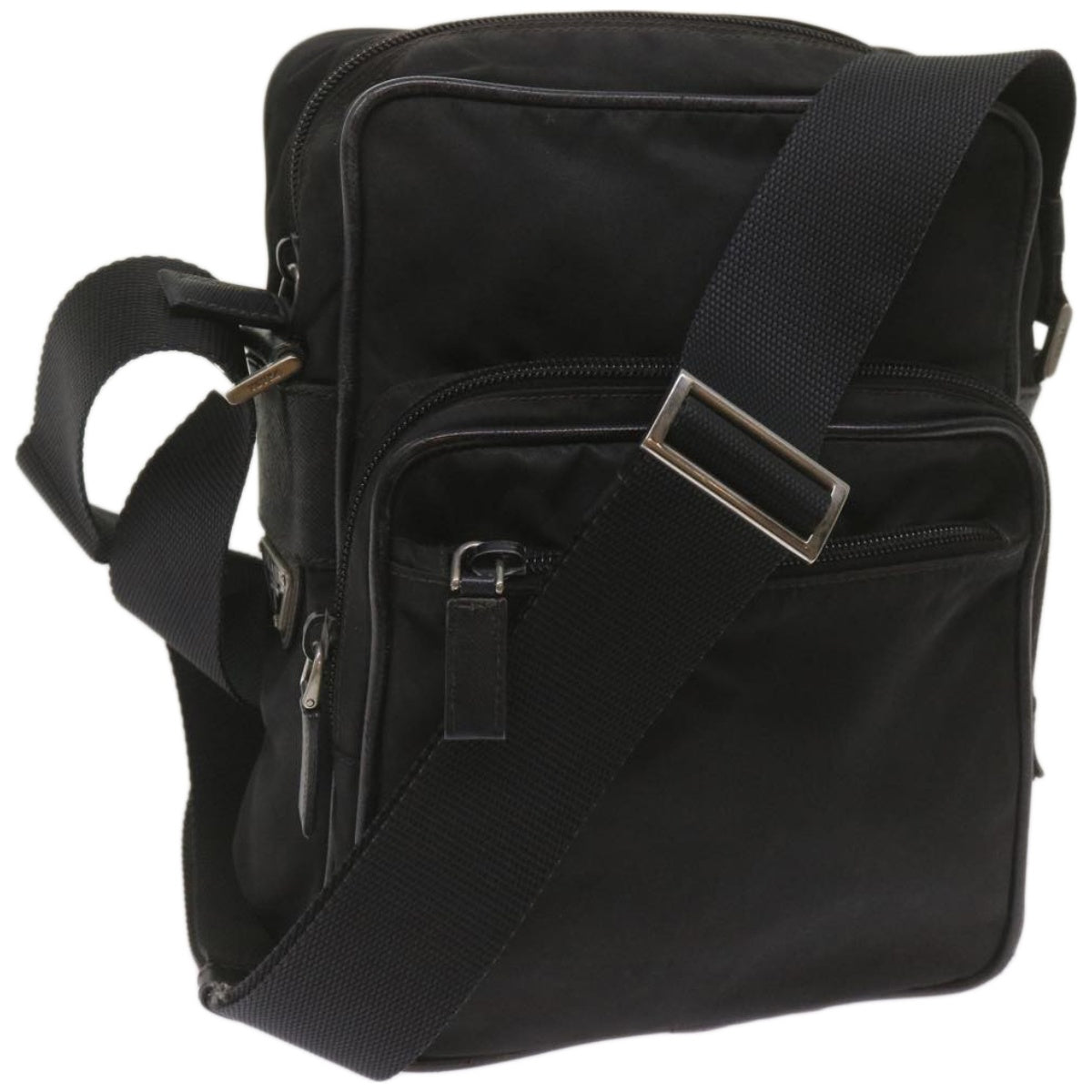 PRADA Shoulder Bag Nylon Black  67601