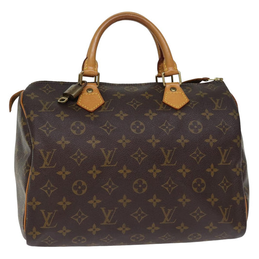 LOUIS VUITTON Monogram Speedy 30 Hand Bag M41526 LV 67831