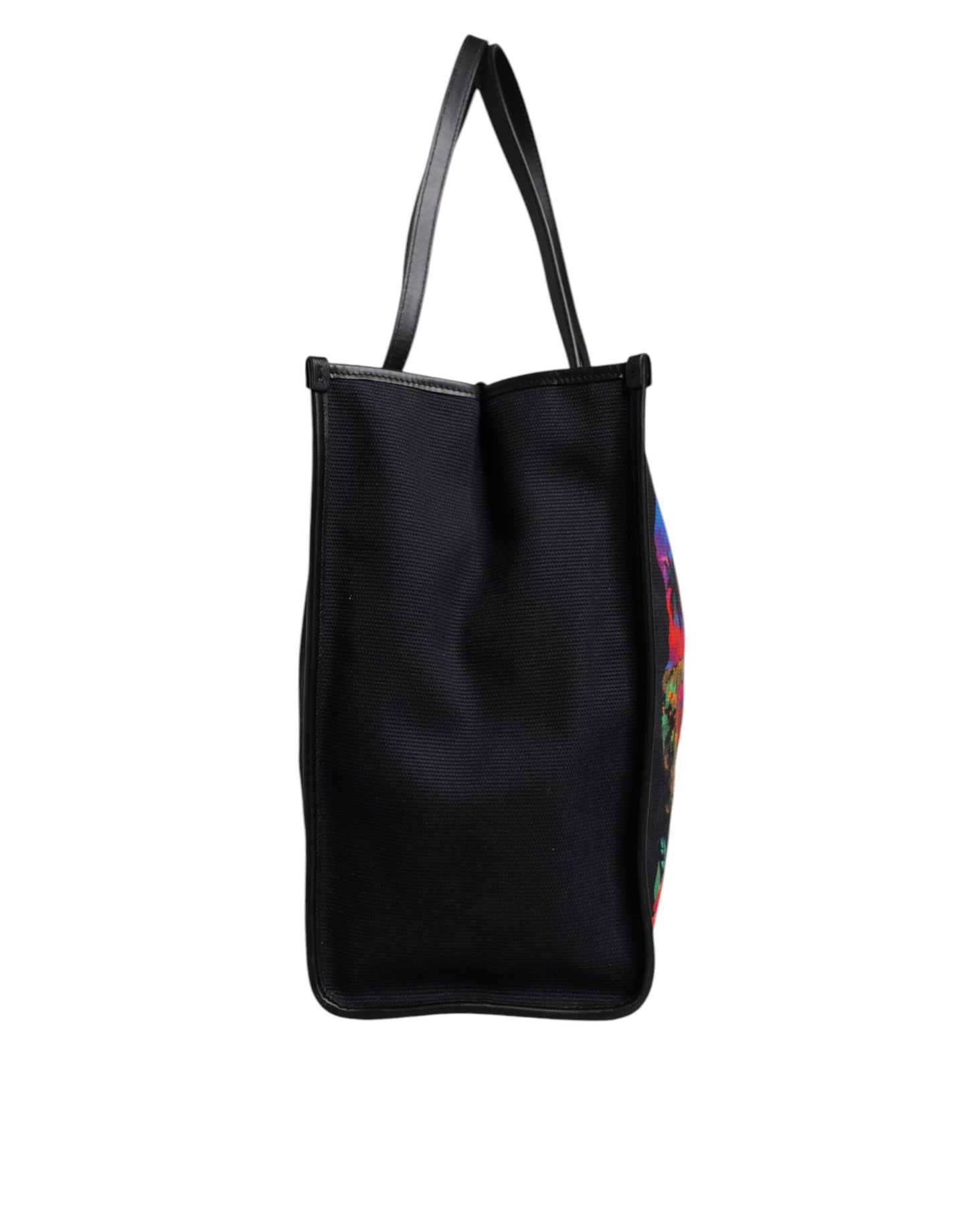 Dolce & Gabbana Multicolor Graphic Printed Top Handle Shopping Tote Men's Bag