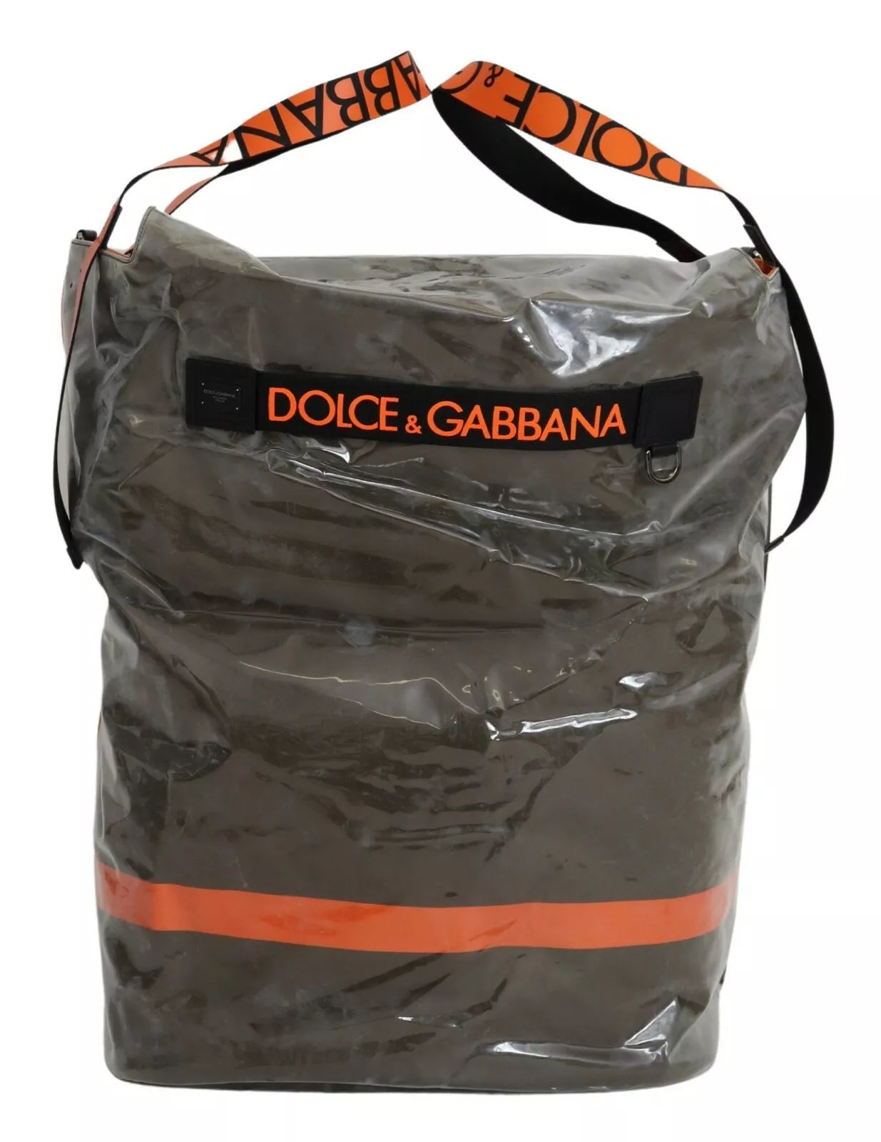 Dolce & Gabbana Green Fashion Expression Oversized Plastic Tote Men's Bag ()
