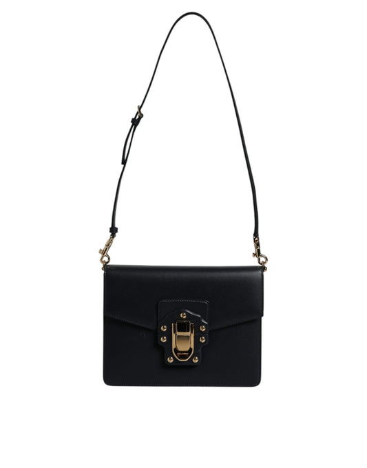 Dolce & Gabbana Black Calfskin Leather Shoulder Strap Women's Bag ()