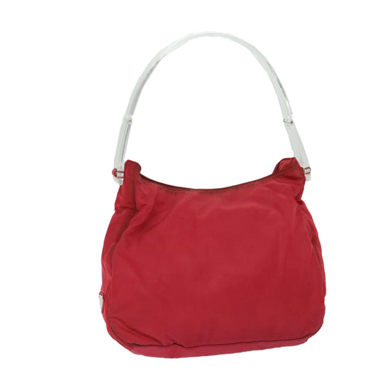PRADA Shoulder Bag Nylon Red  67982