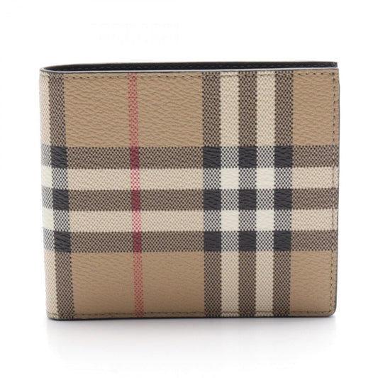 Burberry    Coated Canvas Wallet (Bi-Fold) ()