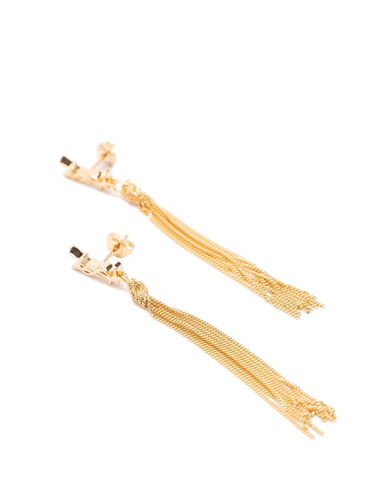 Saint Laurent Women `Cassandre` Tassel Earrings