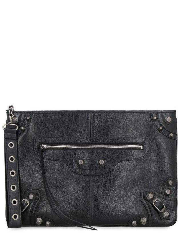Balenciaga Le Cagole Large Clutch Bag Black