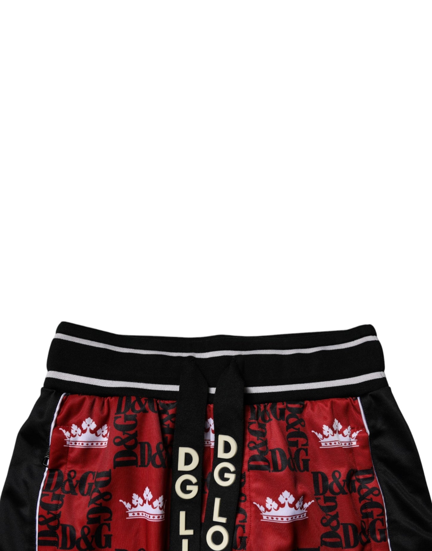 Dolce & Gabbana Red Crown Logo Monogram Men SweatMen's Men's Pants
