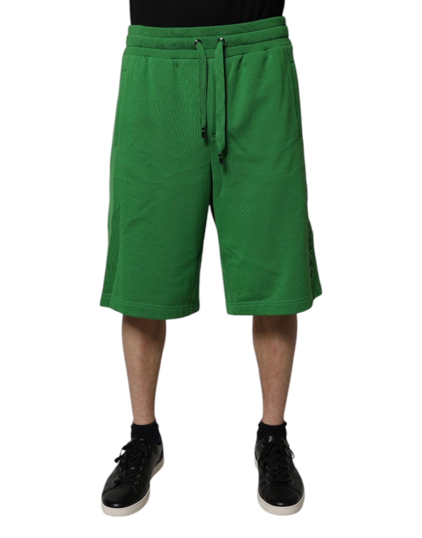 Dolce & Gabbana Green Cotton Men SweatMen's Bermuda Men's Shorts