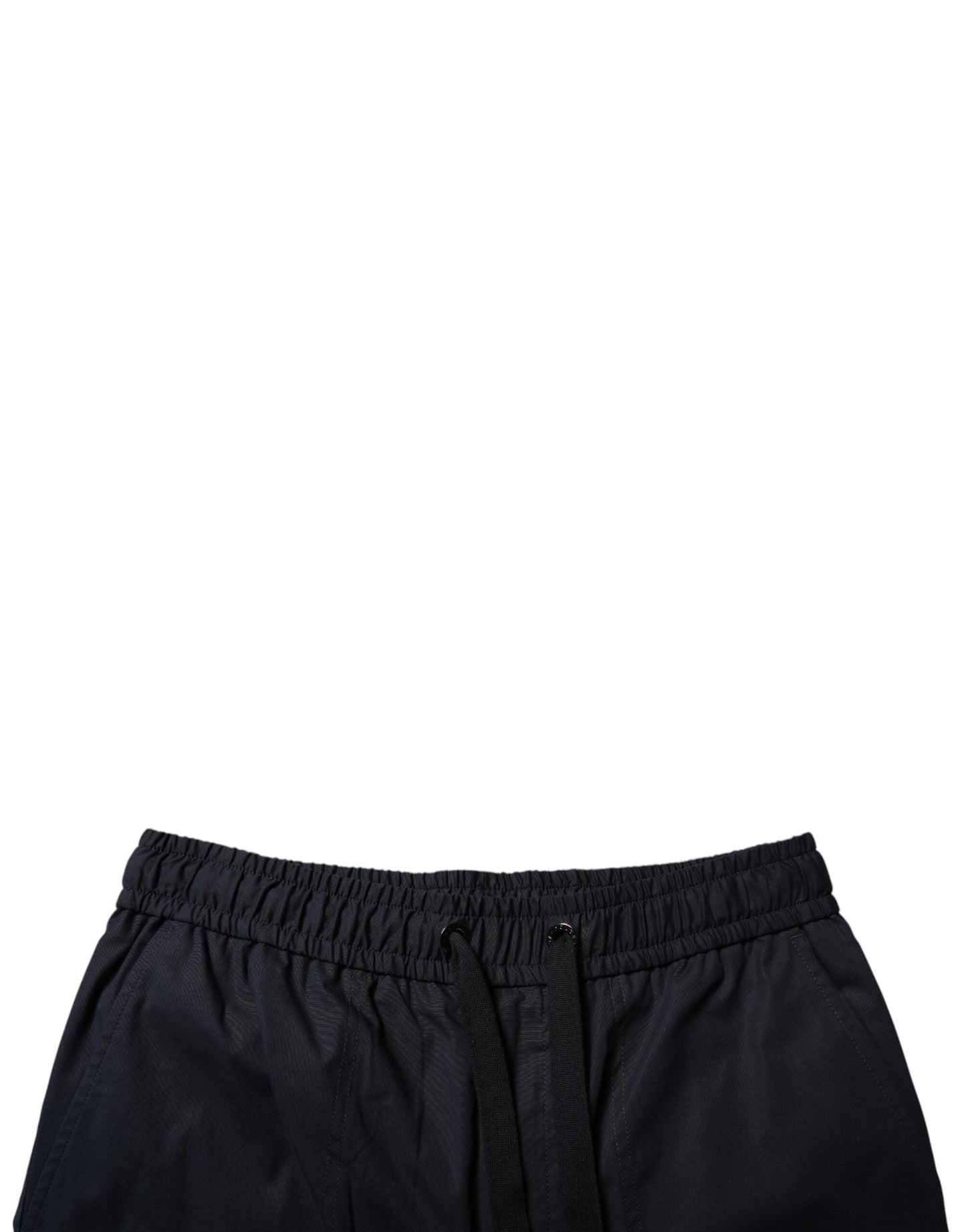 Dolce & Gabbana Black Cotton SweatMen's Men Bermuda Men's Shorts