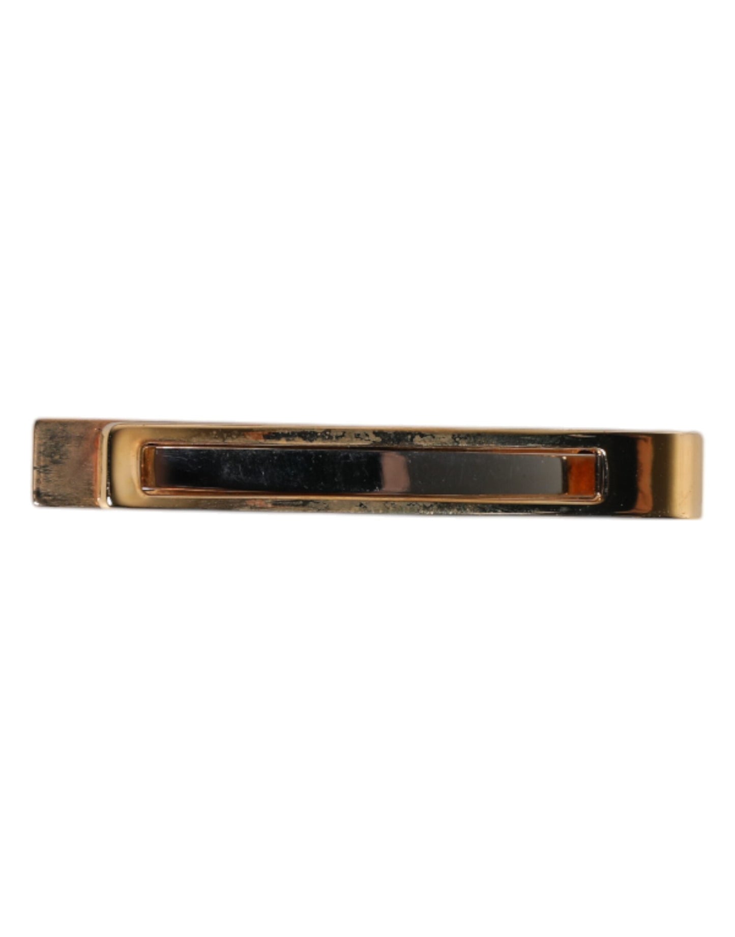 Dolce & Gabbana Multicolor Gold Tone Brass Tie Clip Men's Bar