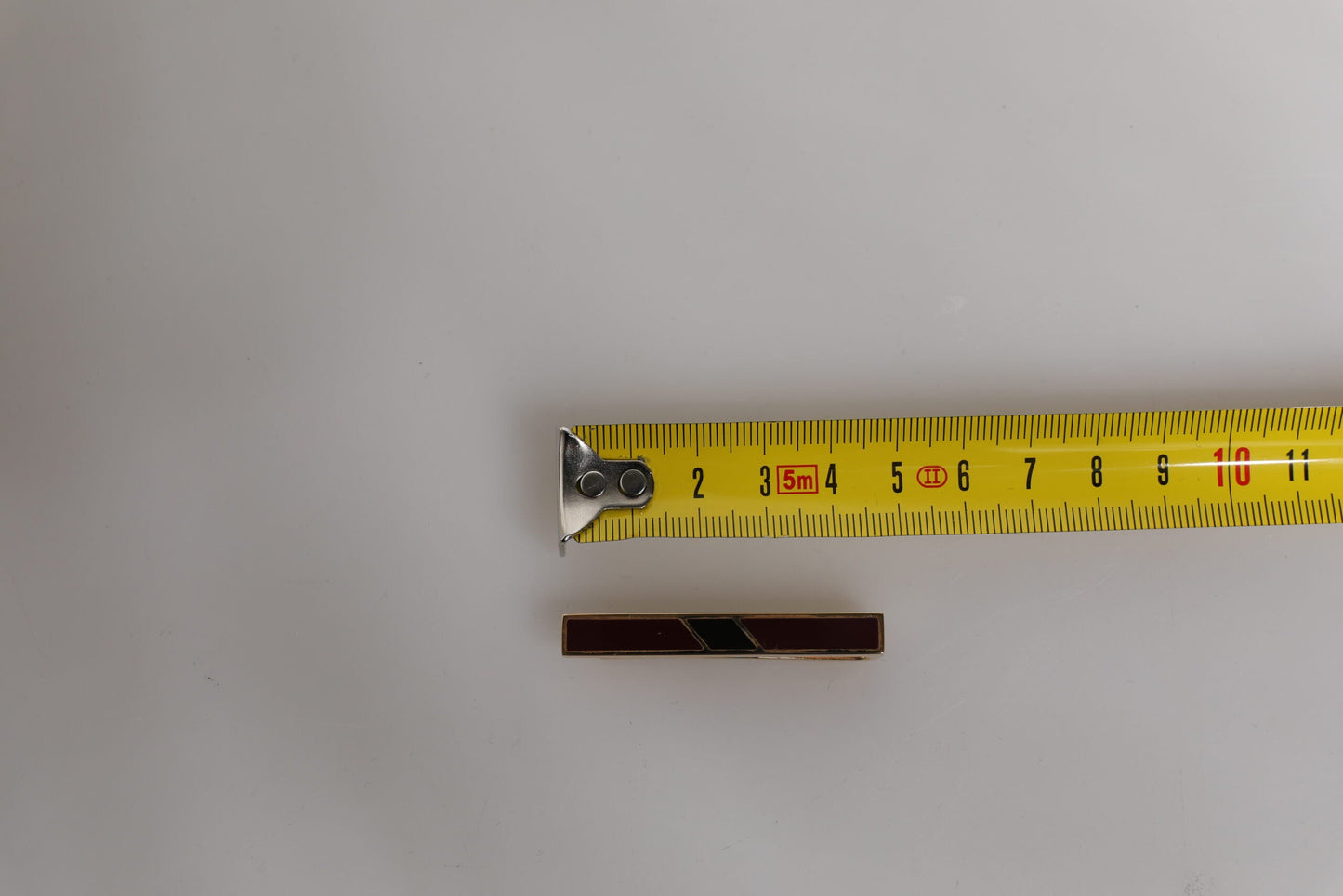 Dolce & Gabbana Multicolor Gold Tone Brass Tie Clip Men's Bar