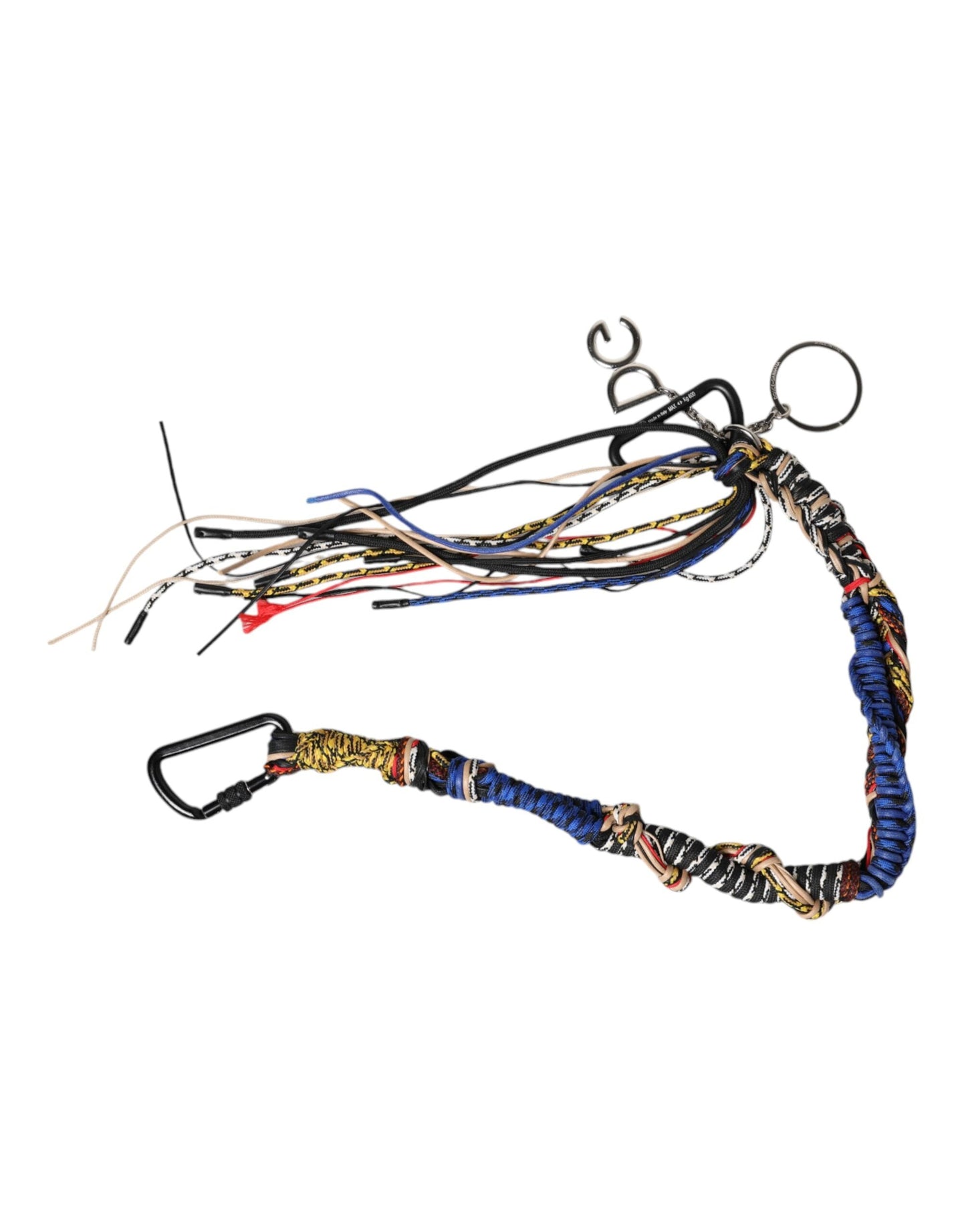 Dolce & Gabbana Multicolor Braided Rope Logo Bag Shoulder Women's Strap