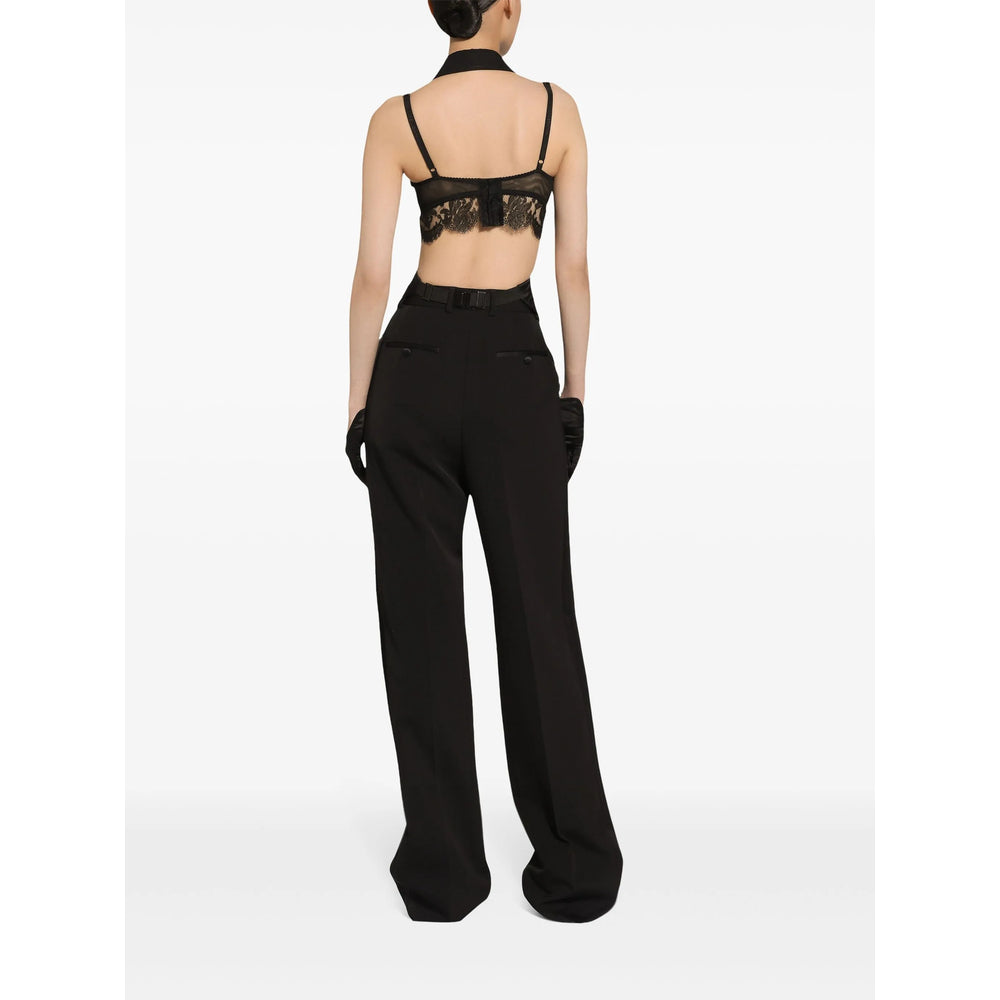 Dolce & Gabbana Black Trousers - Tailored Trousers Women