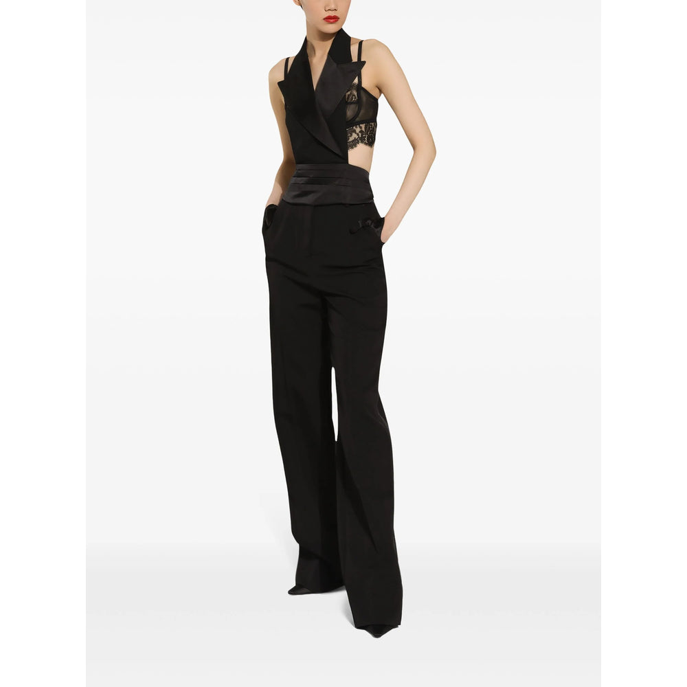 Dolce & Gabbana Black Trousers - Tailored Trousers Women