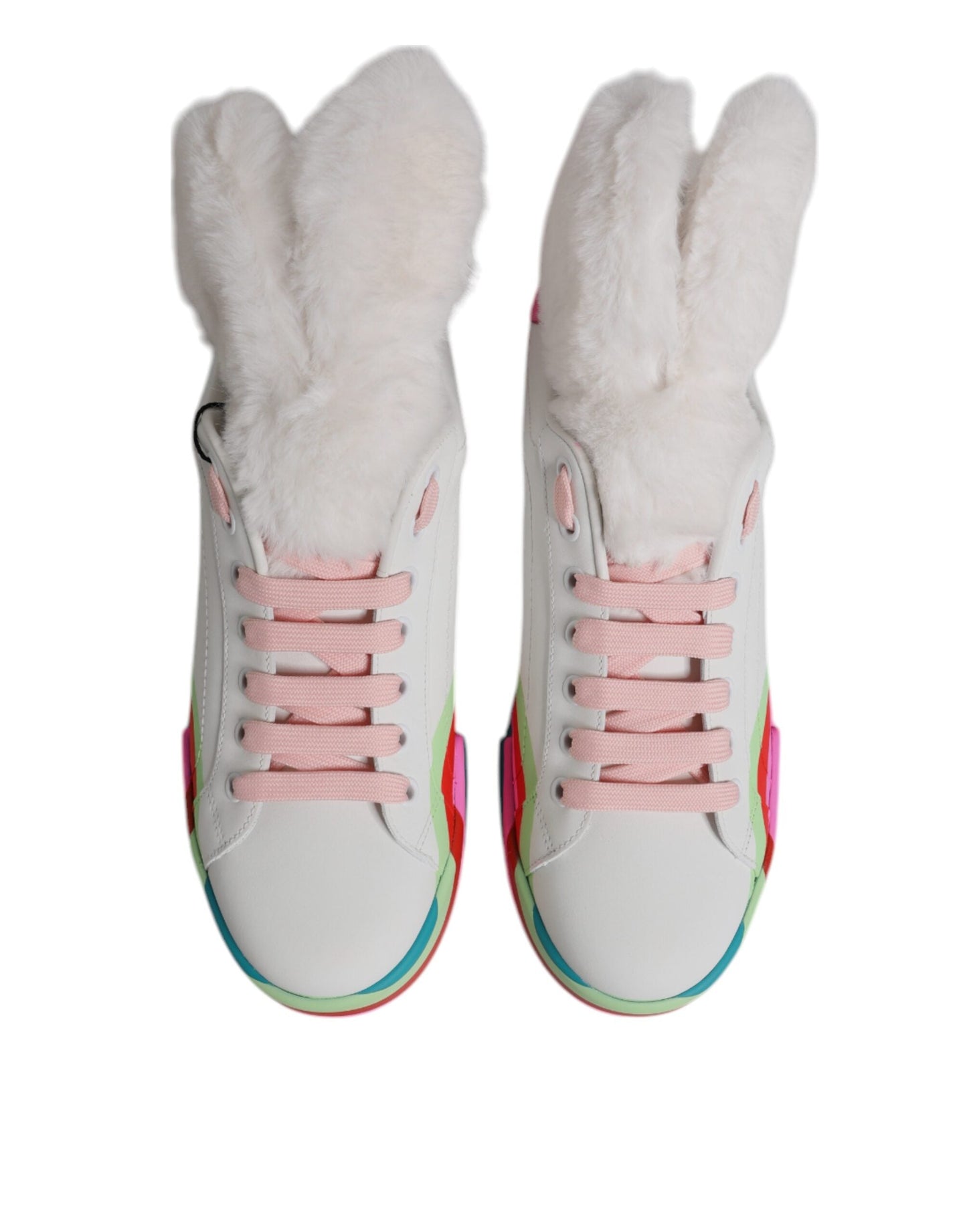 Dolce & Gabbana Multicolor Low Top Trainers Sneakers Women's Shoes