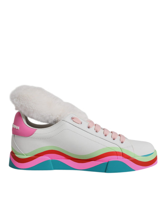 Dolce & Gabbana Multicolor Low Top Trainers Sneakers Women's Shoes