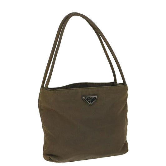 PRADA Shoulder Bag Nylon Brown  68188