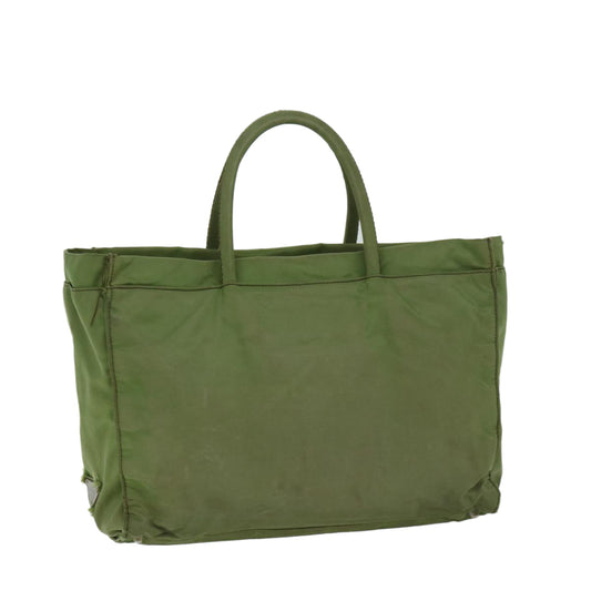 PRADA Hand Bag Nylon Green  68343