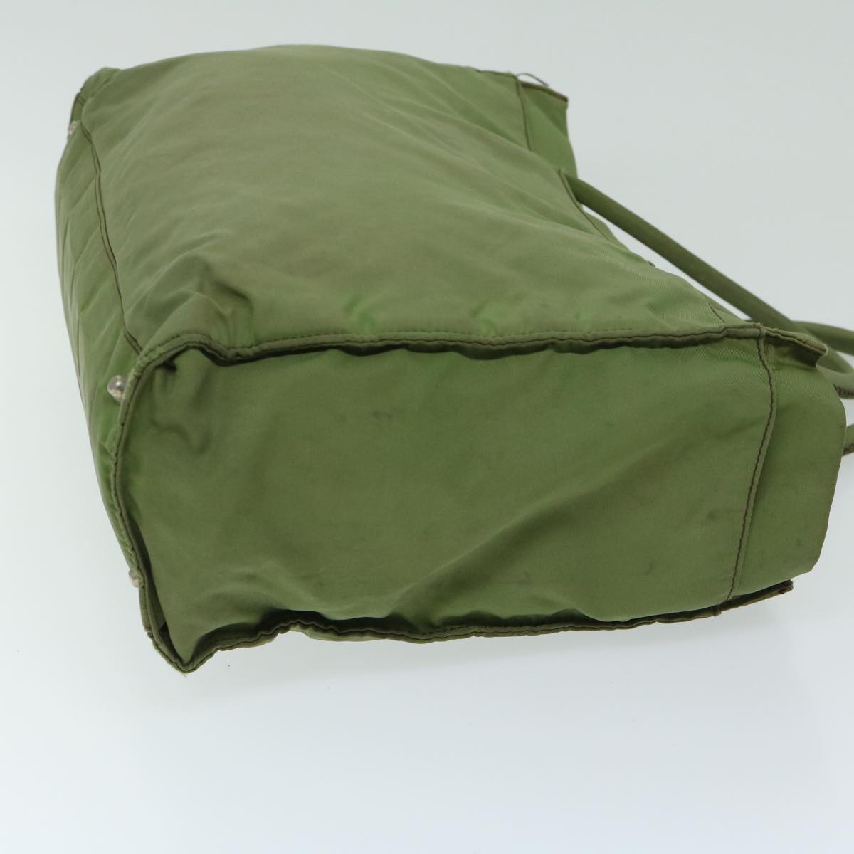PRADA Hand Bag Nylon Green  68343