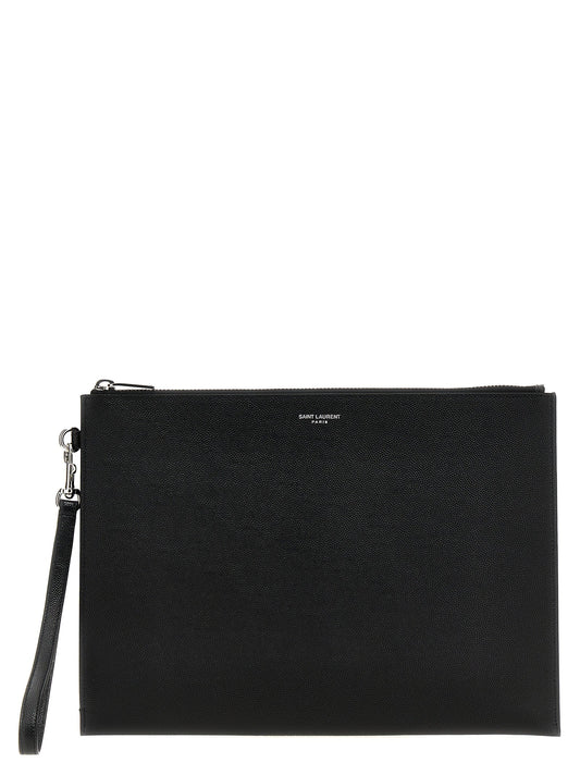 Saint Laurent Men Logo I-Pad Holder