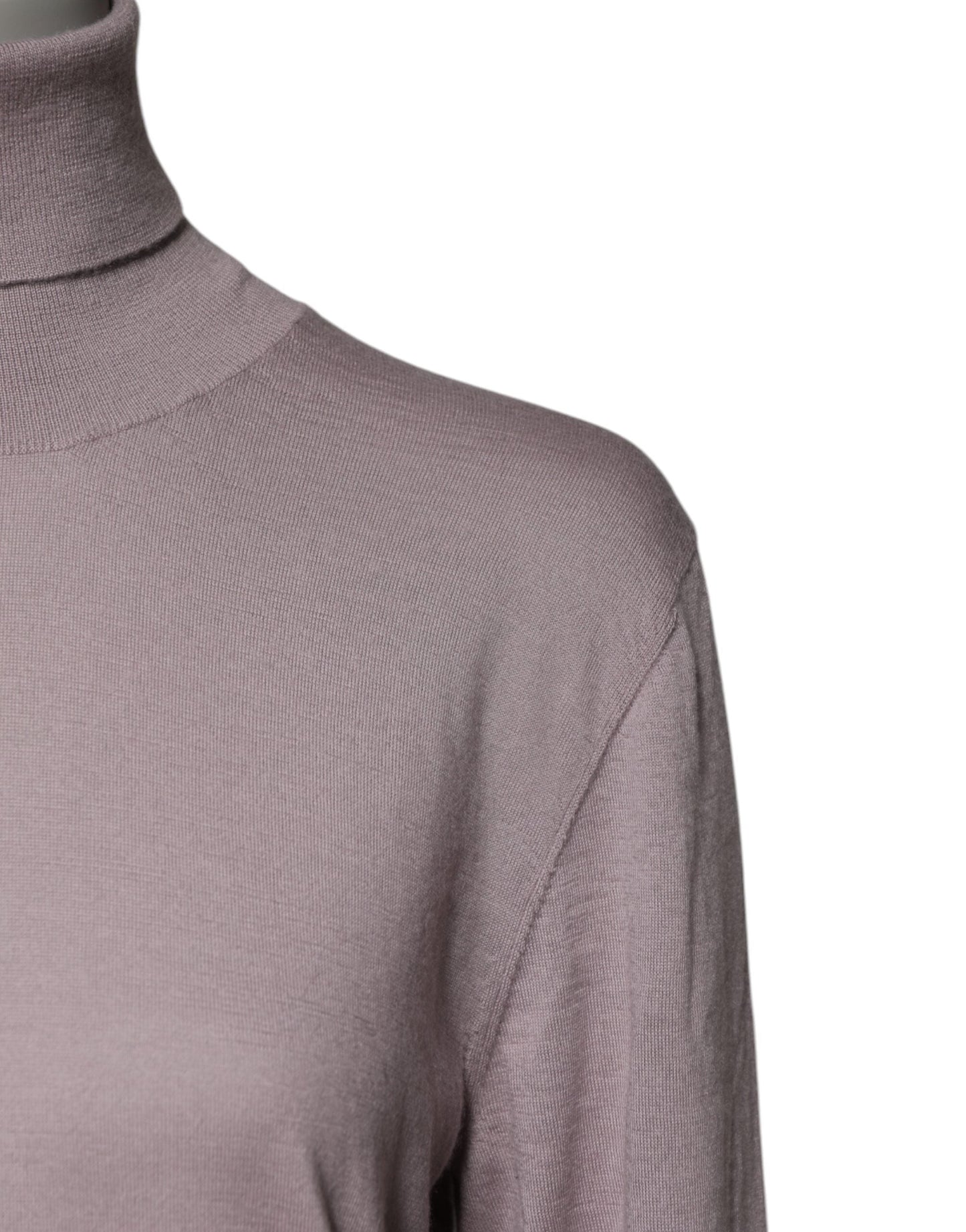 Dolce & Gabbana Brown Cashmere Turtleneck Pullover Men's Sweater ()