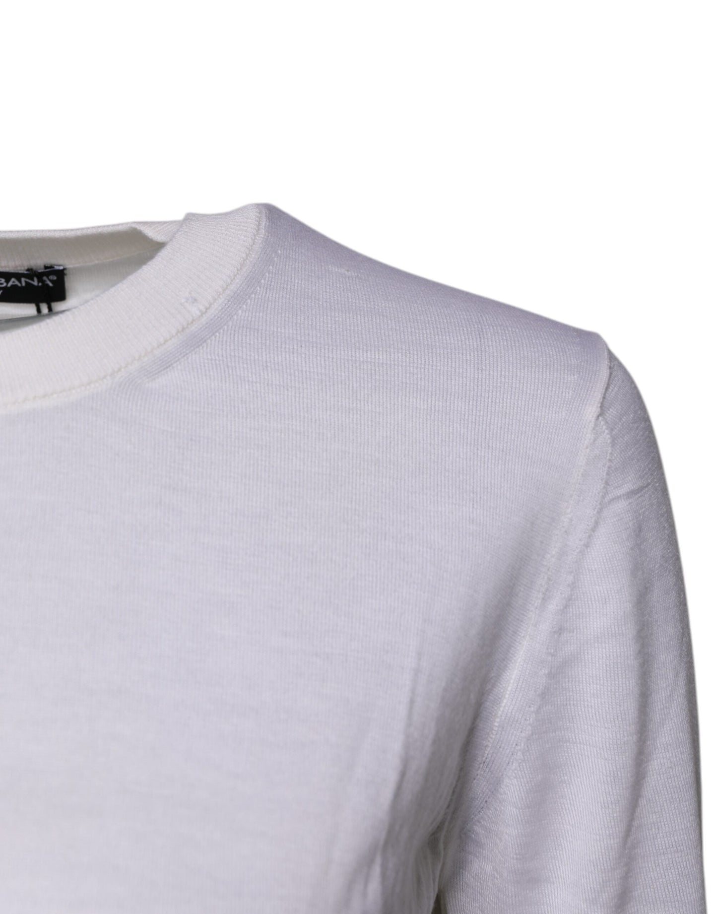 Dolce & Gabbana Cream Cashmere Knit Cropped Cardigan Women's Sweater ()