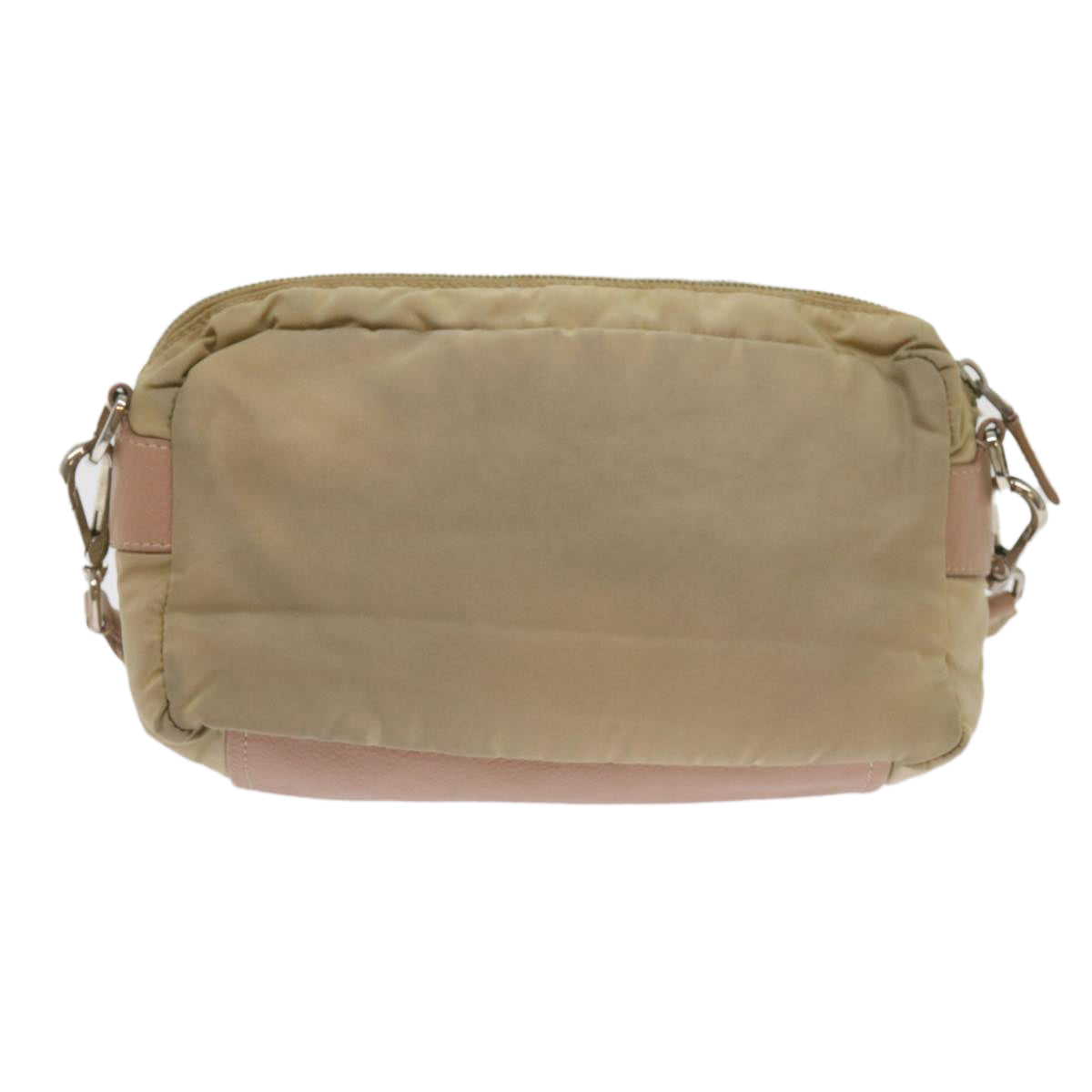 PRADA Shoulder Bag Nylon Beige  68812