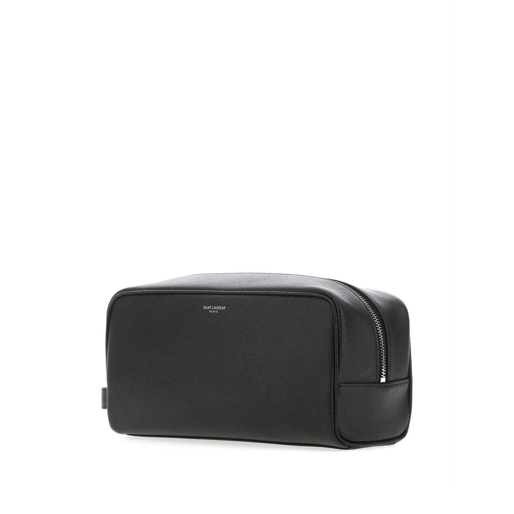 Saint Laurent Black Wash Bags Men