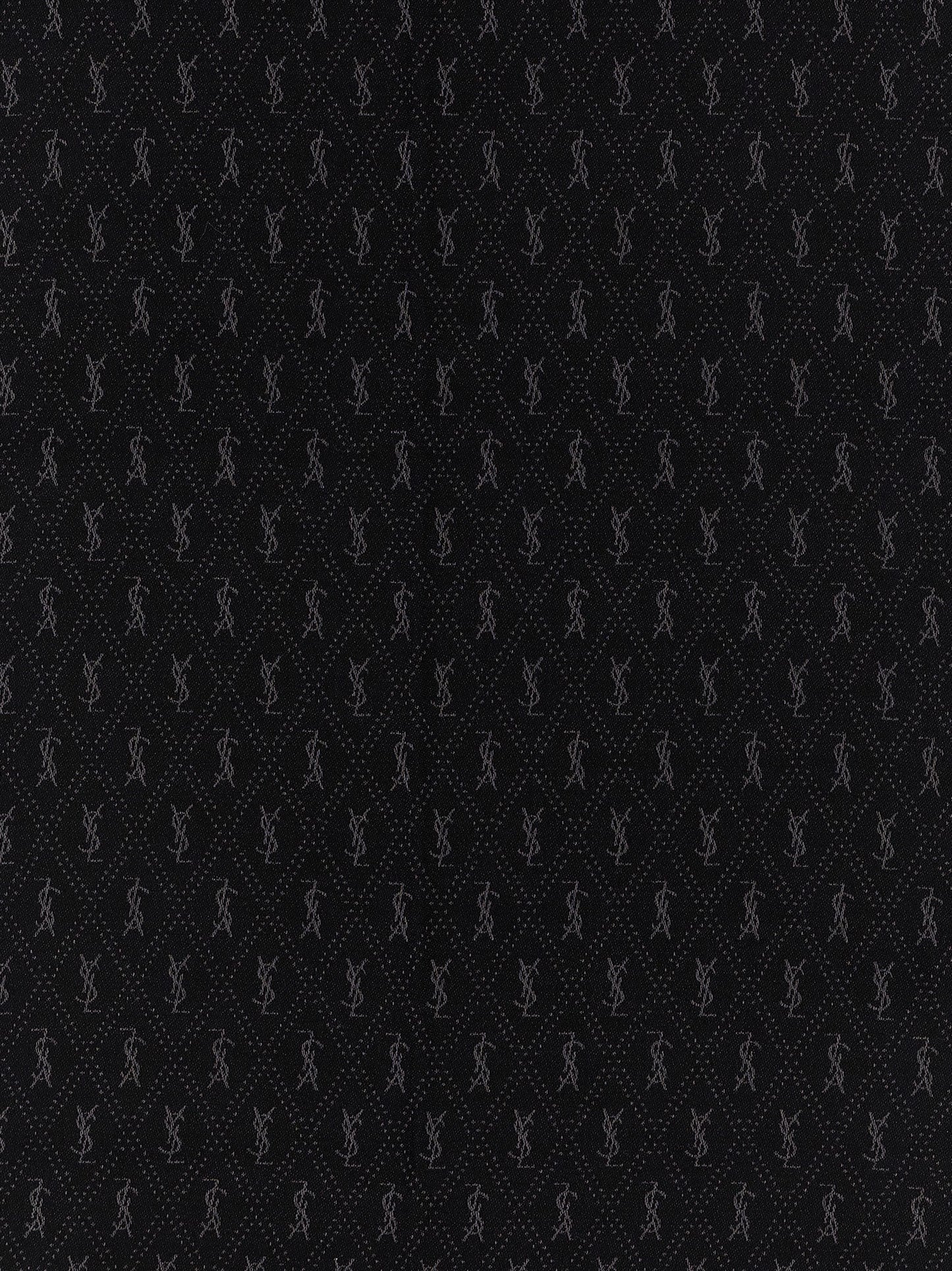 Saint Laurent Men Ysl Monogram Scarf