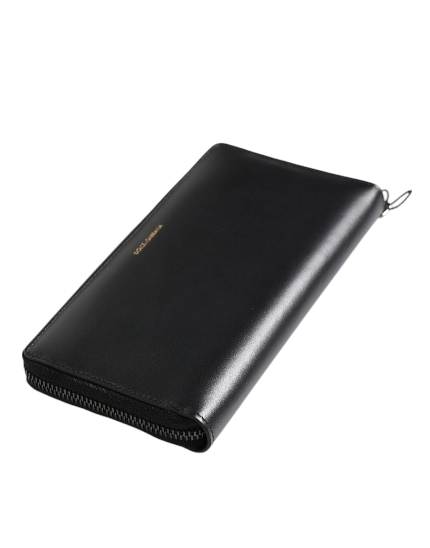 Dolce & Gabbana Black Blue Exotic Leather Embossed Continental Men's Wallet ()