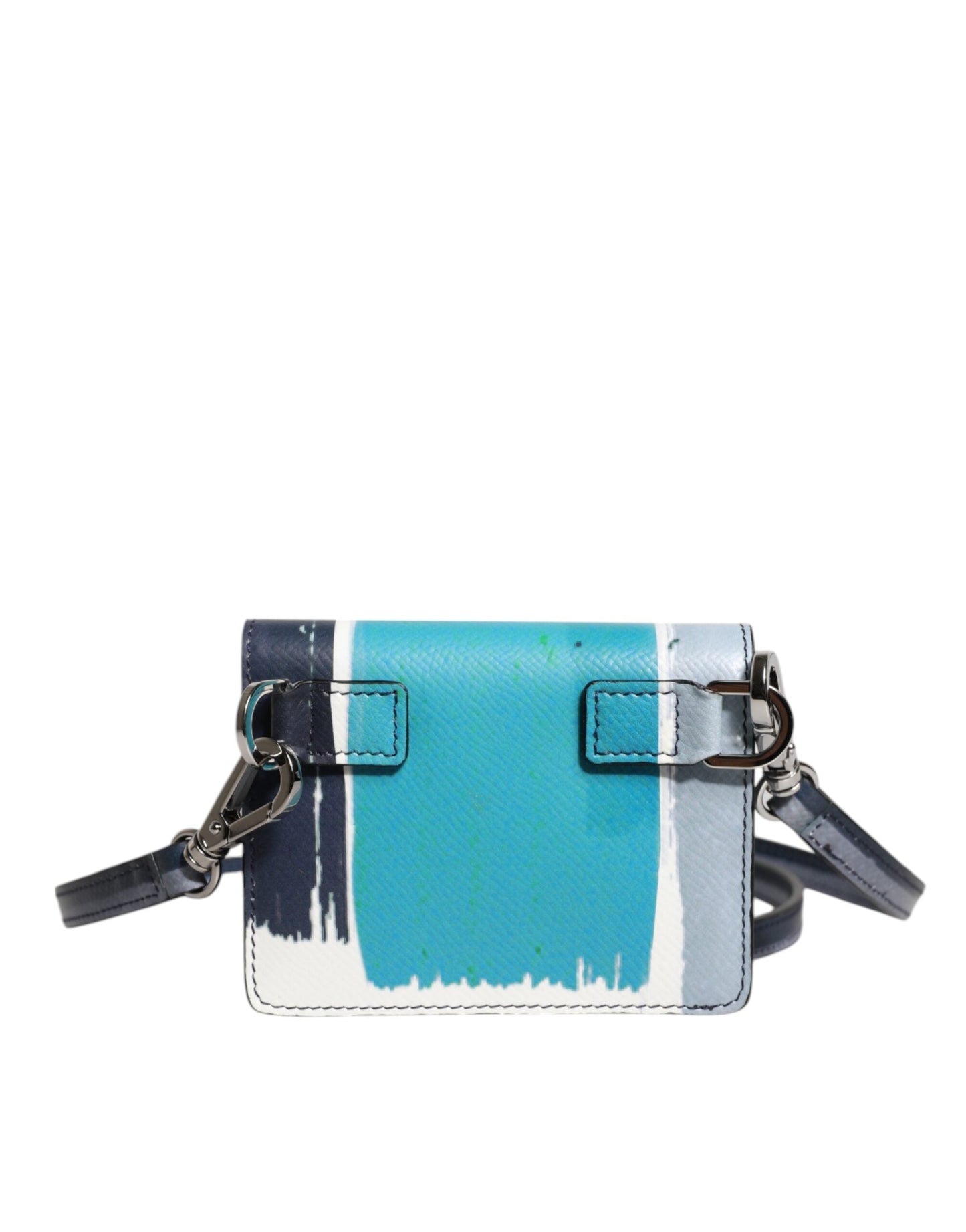 Dolce & Gabbana Multicolor Leather DG Logo Bifold Card Holder Men's Wallet