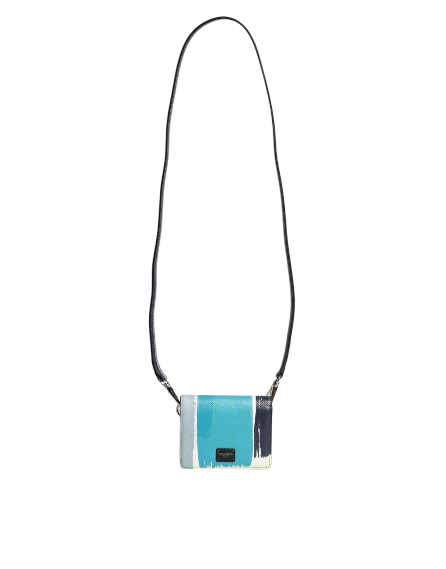 Dolce & Gabbana Multicolor Leather DG Logo Bifold Card Holder Men's Wallet ()