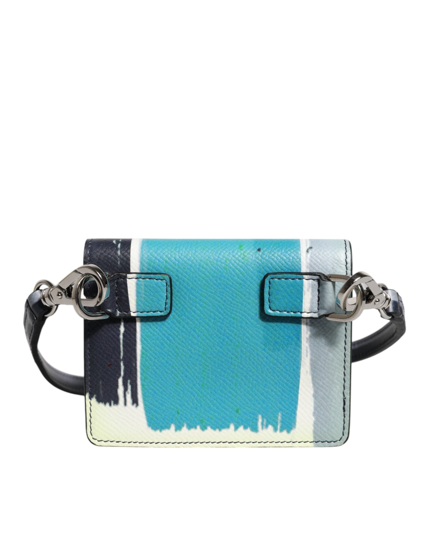 Dolce & Gabbana Multicolor Leather DG Logo Bifold Card Holder Men's Wallet ()