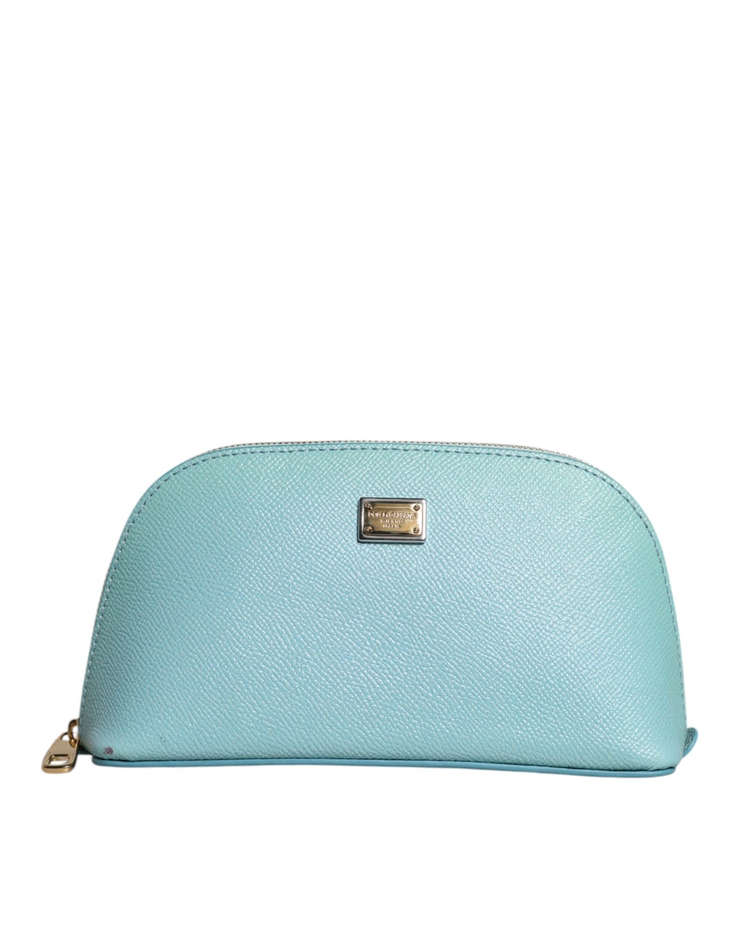Dolce & Gabbana Light Blue Leather HandWomen's Clutch Mini Purse Pouch Women's Bag ()