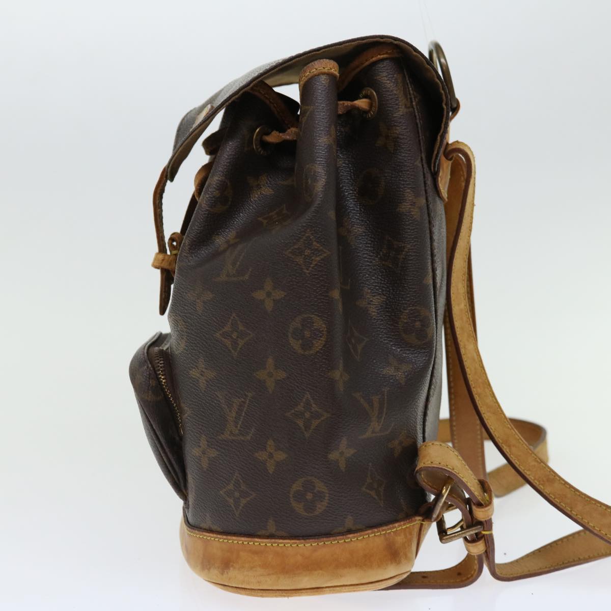 LOUIS VUITTON Monogram Montsouris MM Backpack M51136 LV 68950