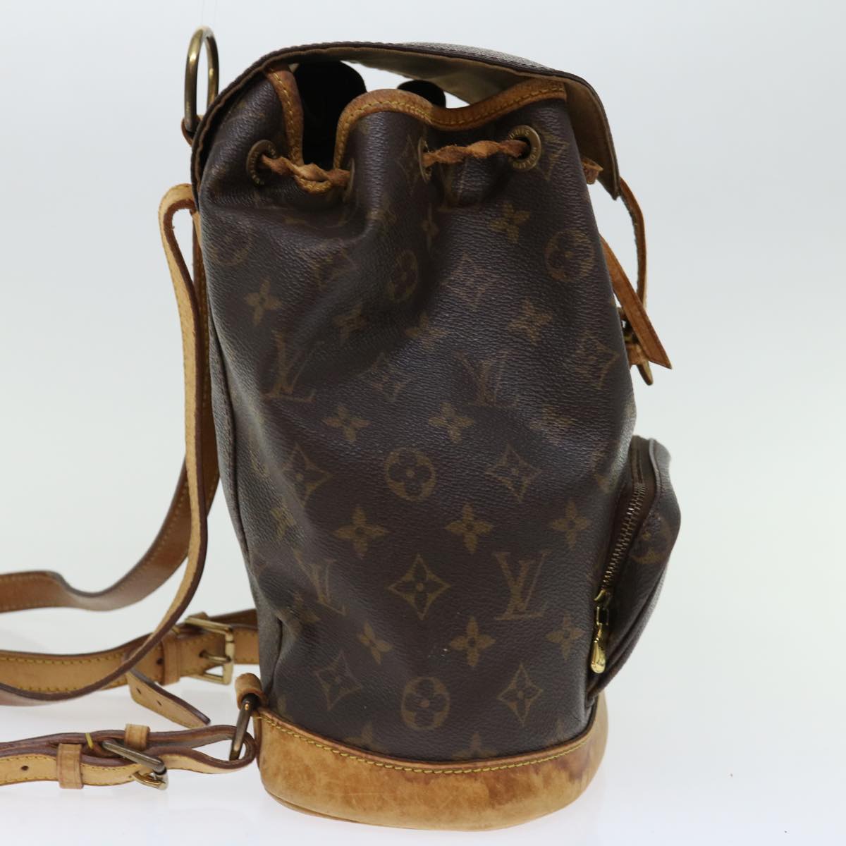 LOUIS VUITTON Monogram Montsouris MM Backpack M51136 LV 68950