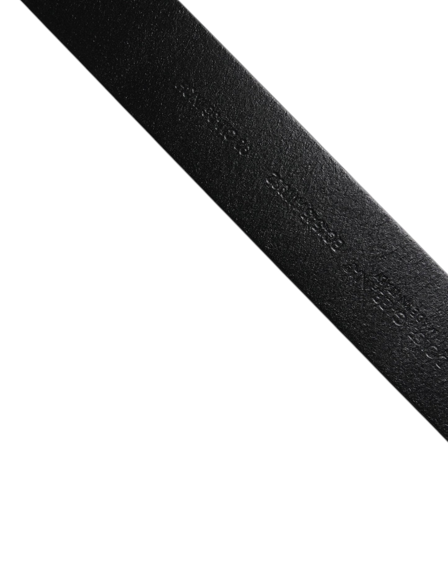 Dolce & Gabbana Brown Calf Leather Classic Metal Buckle Men's Belt