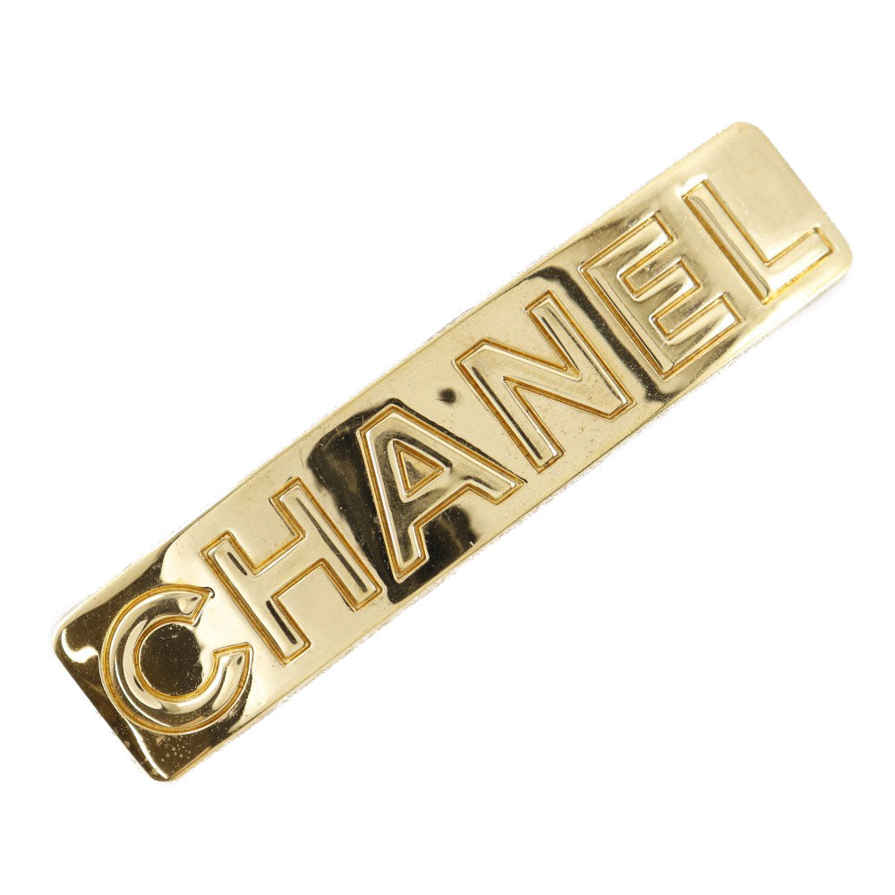 CHANEL BALETTA LOGO VENTAGE GOLD MAKE FRANCE 1997 GOLD 97A LADYS