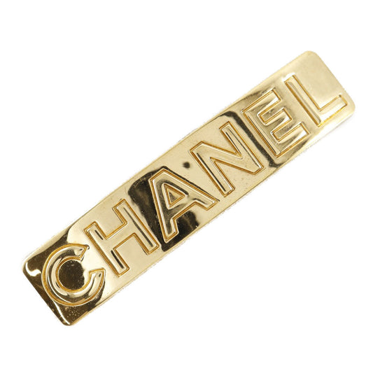 CHANEL BALETTA LOGO VENTAGE GOLD MAKE FRANCE 1997 GOLD 97A LADYS